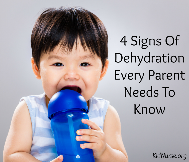 How do you know if your baby is dehydrated? Check out these 4 signs of dehydration every parent needs to know.